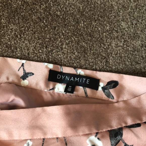 Pink floral skirt - wrap style - Picture 4 of 4